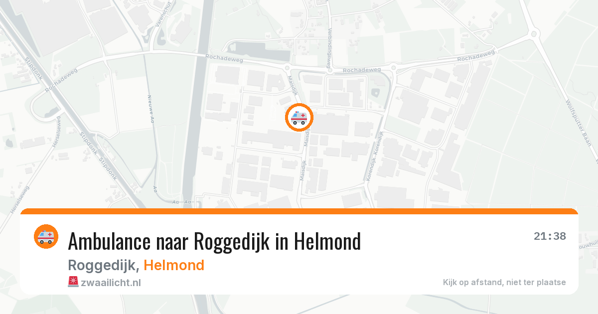 Ambulance naar Roggedijk in Helmond — 7 apr 2026