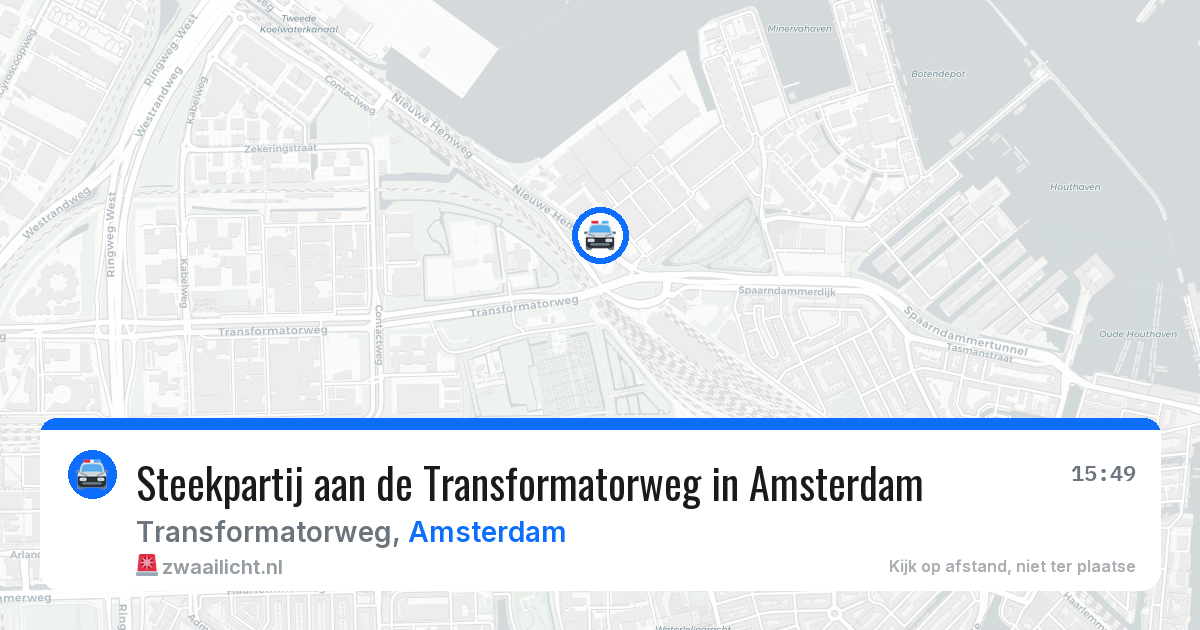 Steekpartij aan de Transformatorweg in Amsterdam — 20 mrt 2026
