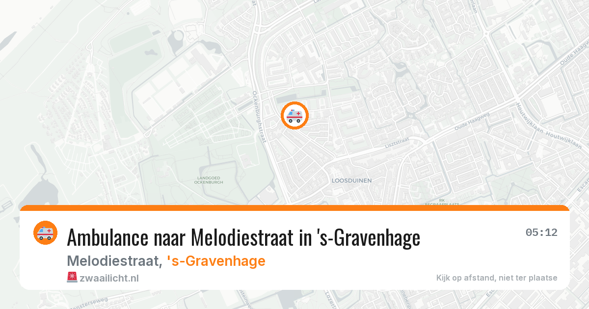 Ambulance naar Melodiestraat in 's-Gravenhage — 9 feb 2026