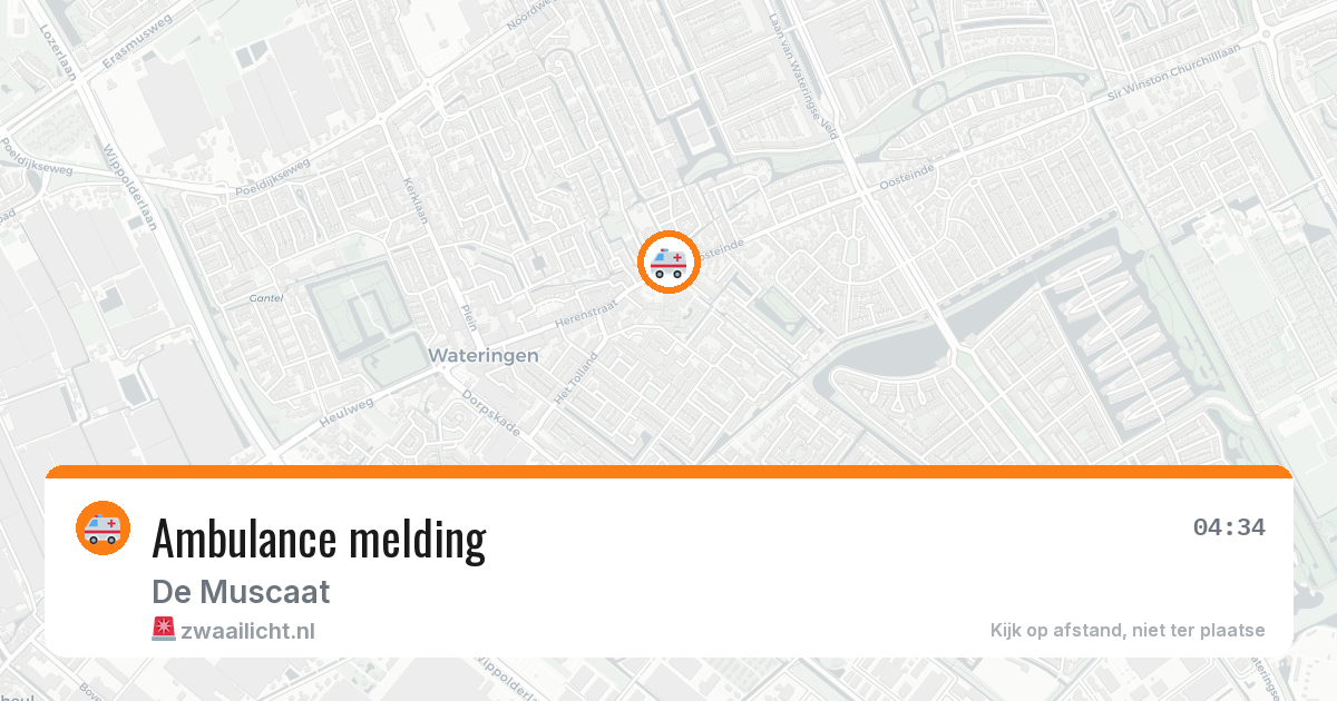 Ambulance melding — 6 apr 2026