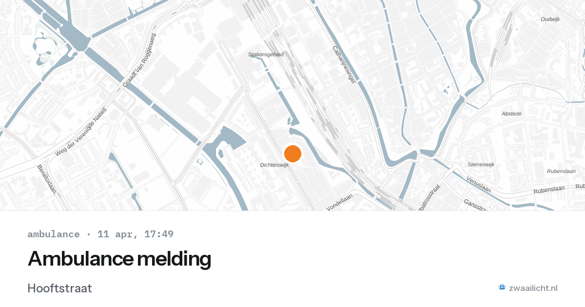 Ambulance melding — 11 apr 2026