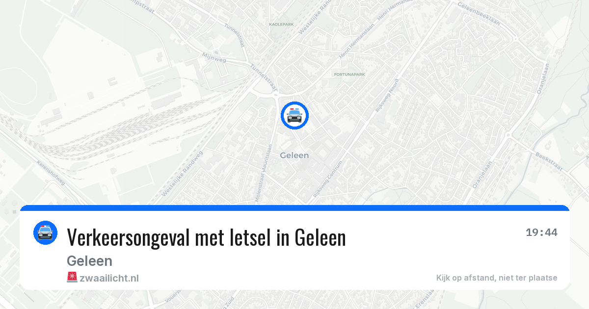 Verkeersongeval met letsel in Geleen — 3 mei 2026