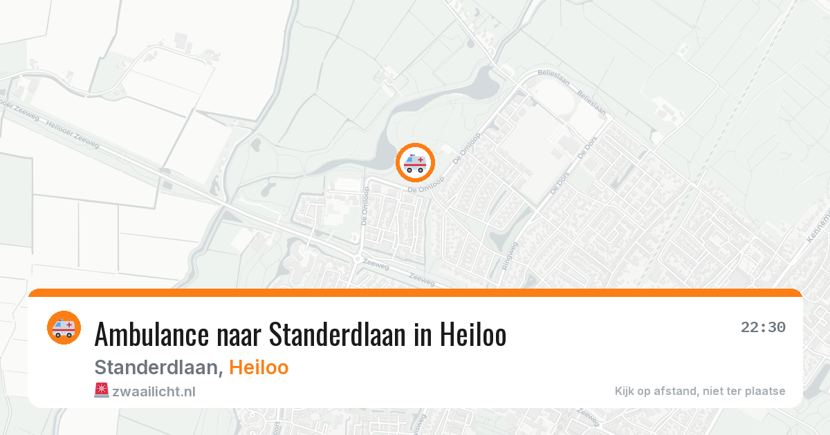 Ambulance naar Standerdlaan in Heiloo — 29 mrt 2026