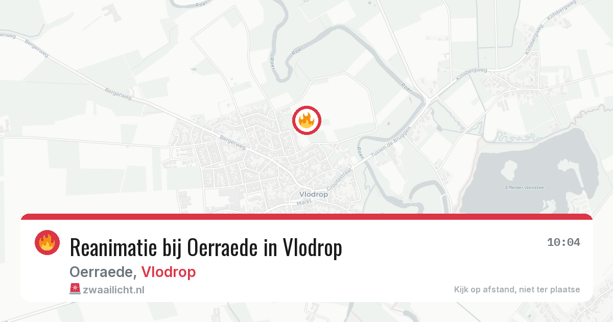 Reanimatie bij Oerraede in Vlodrop — 15 feb 2026