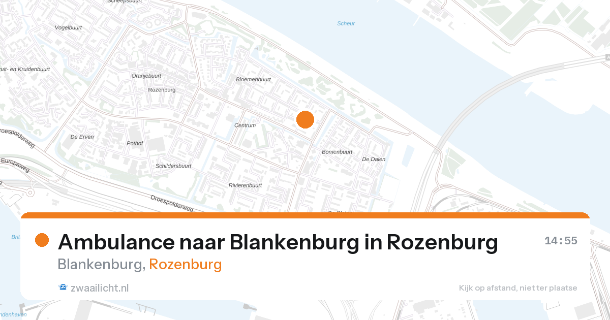Ambulance naar Blankenburg in Rozenburg — 27 aug 2026
