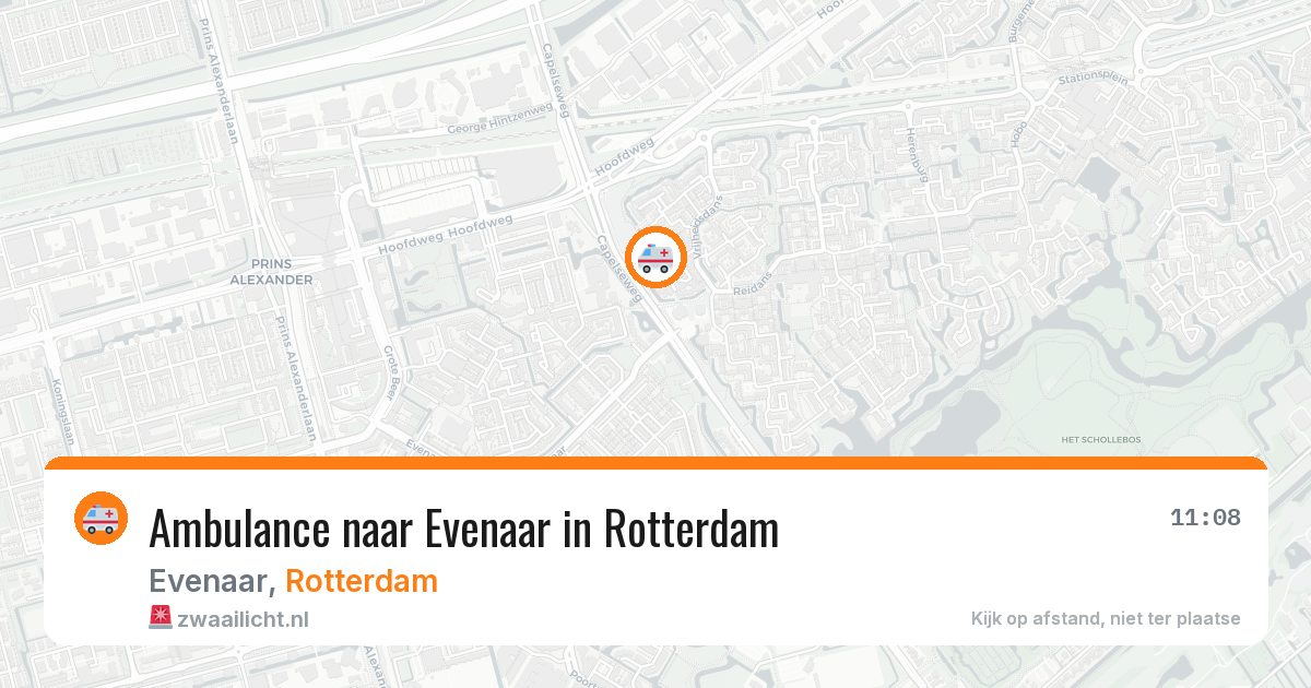 Ambulance naar Evenaar in Rotterdam — 23 jun 2026