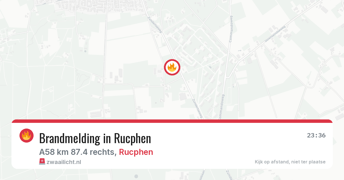 Brandmelding in Rucphen — 10 jun 2026