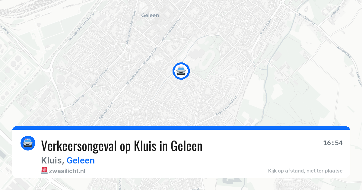 Verkeersongeval op Kluis in Geleen — 11 feb 2026