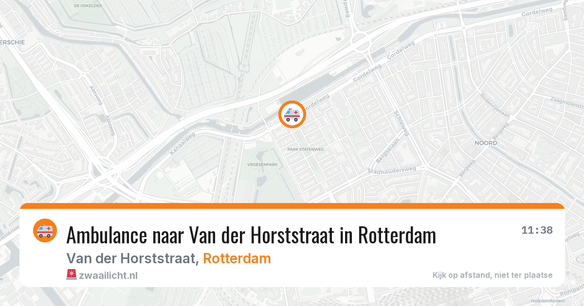 Ambulance naar Van der Horststraat in Rotterdam — 4 aug 2026