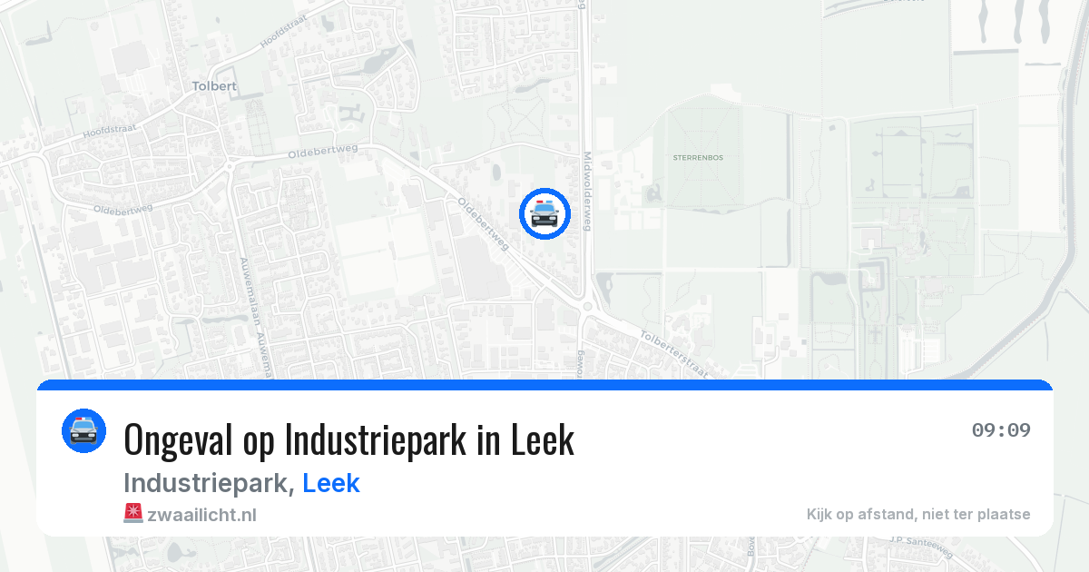 Ongeval op Industriepark in Leek — 16 mei 2026