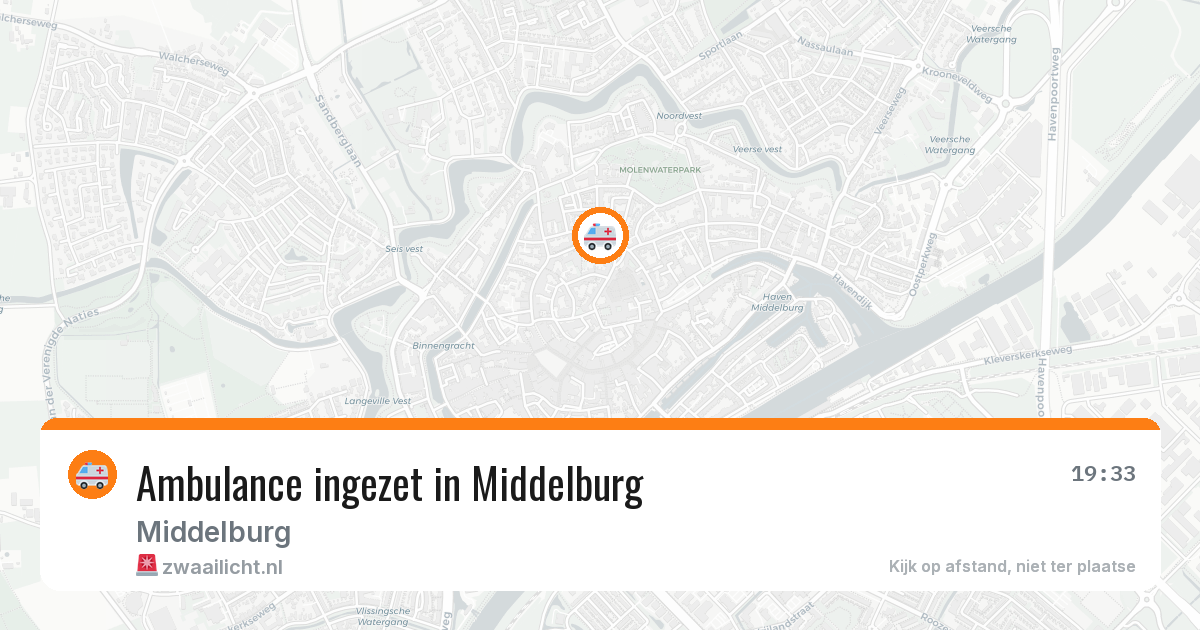 Ambulance ingezet in Middelburg — 18 mei 2026
