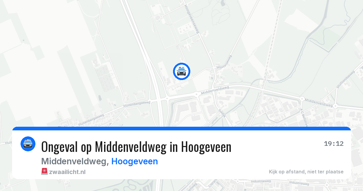Ongeval op Middenveldweg in Hoogeveen — 5 jul 2026