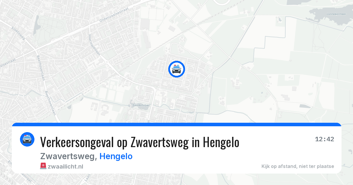 Verkeersongeval op Zwavertsweg in Hengelo — 29 jun 2026