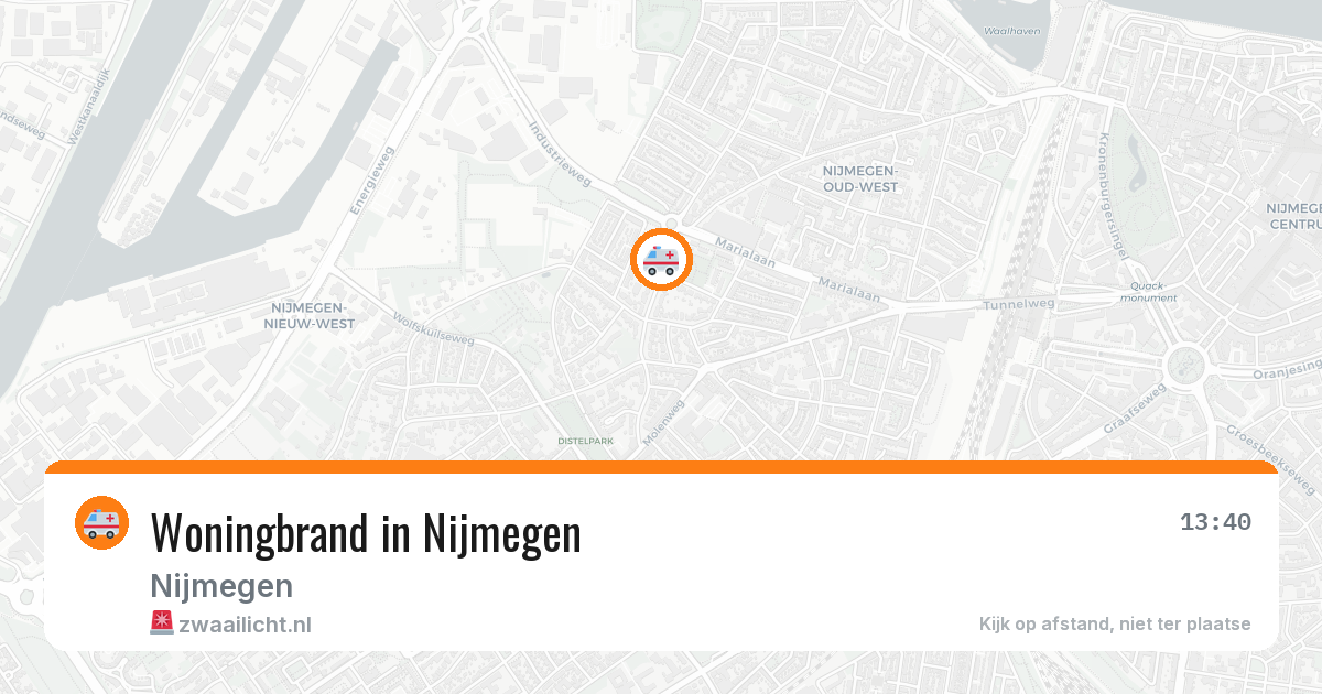 Woningbrand in Nijmegen — 7 jul 2026