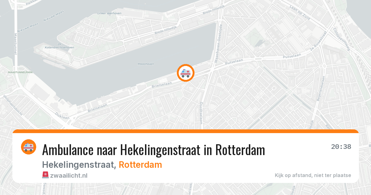 Ambulance naar Hekelingenstraat in Rotterdam — 14 mei 2026