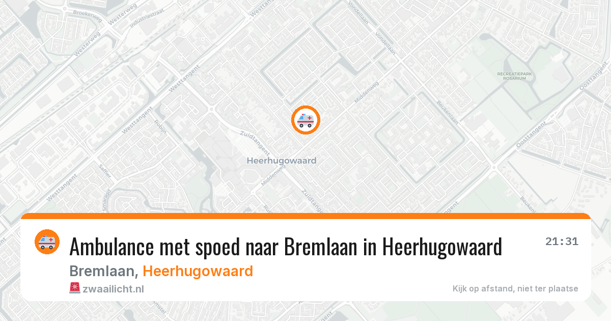 Ambulance met spoed naar Bremlaan in Heerhugowaard — 12 feb 2026