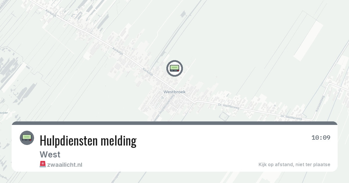 Hulpdiensten melding — 30 jan 2026