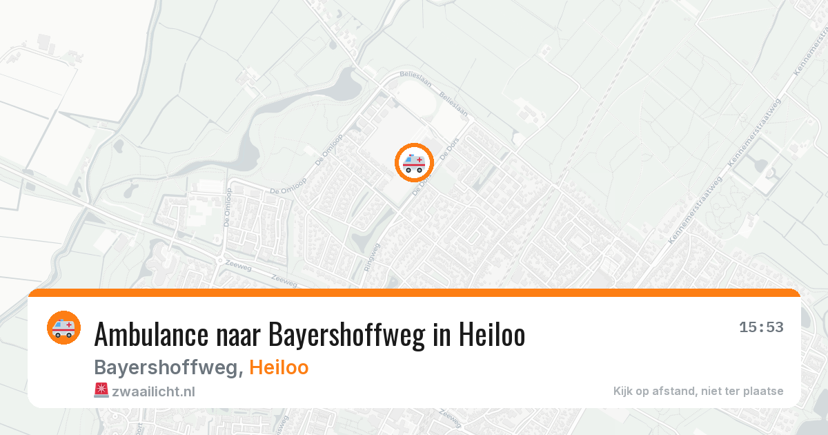 Ambulance naar Bayershoffweg in Heiloo — 6 apr 2026