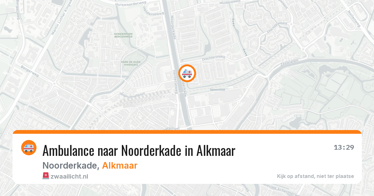 Ambulance naar Noorderkade in Alkmaar — 16 mrt 2026