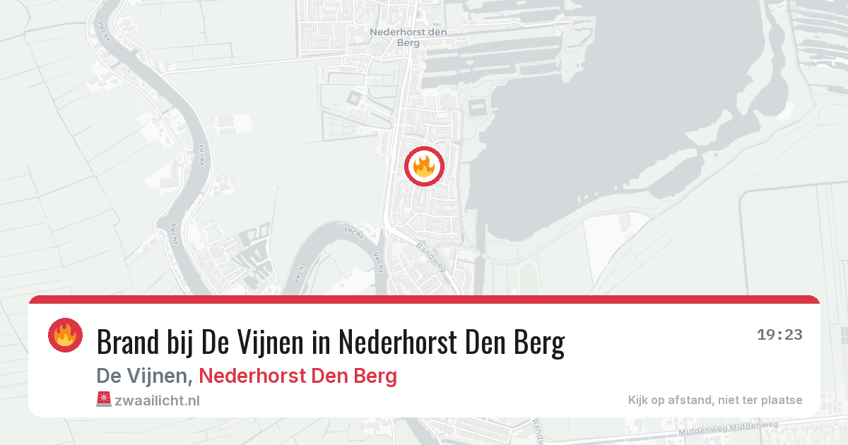 Brand bij De Vijnen in Nederhorst Den Berg — 1 apr 2026