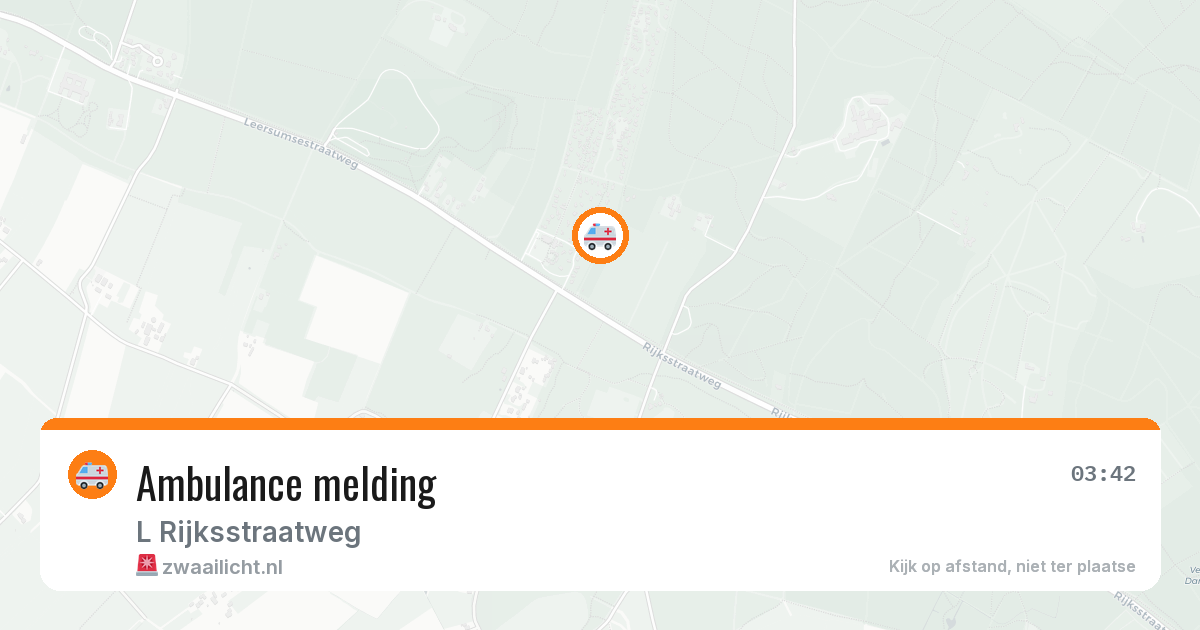 Ambulance melding — 12 feb 2026