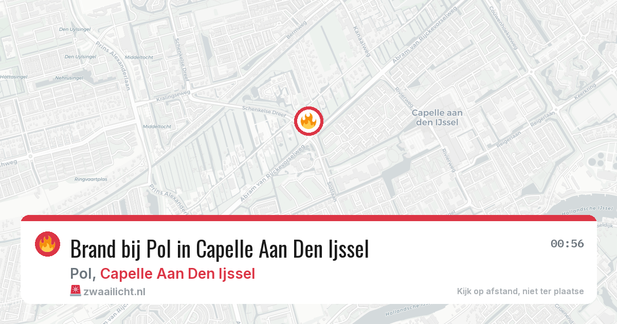 Brand bij Pol in Capelle Aan Den Ijssel — 27 jun 2026