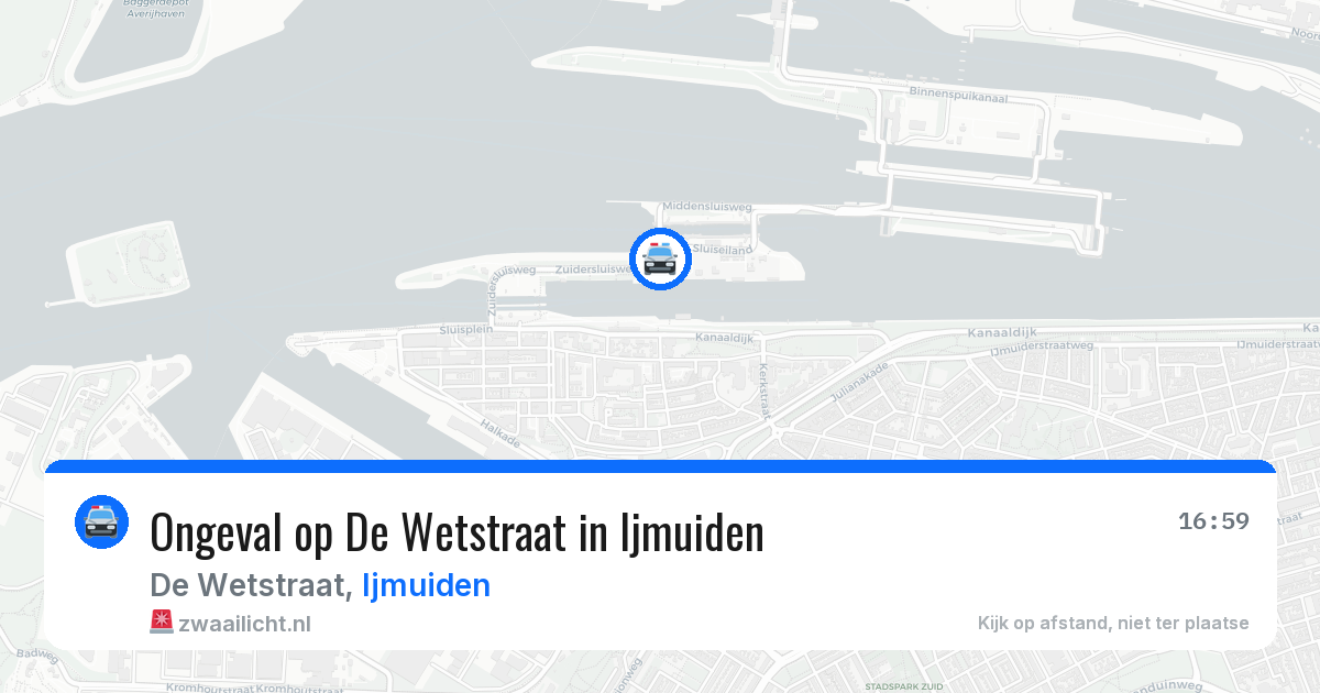 Ongeval op De Wetstraat in Ijmuiden — 29 jun 2026