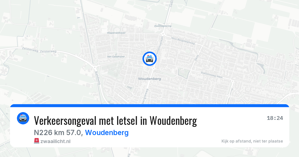Verkeersongeval met letsel in Woudenberg — 19 mei 2026