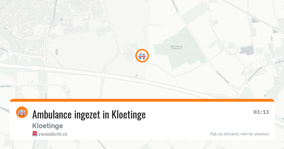 Ambulance ingezet in Kloetinge — 8 apr 2026