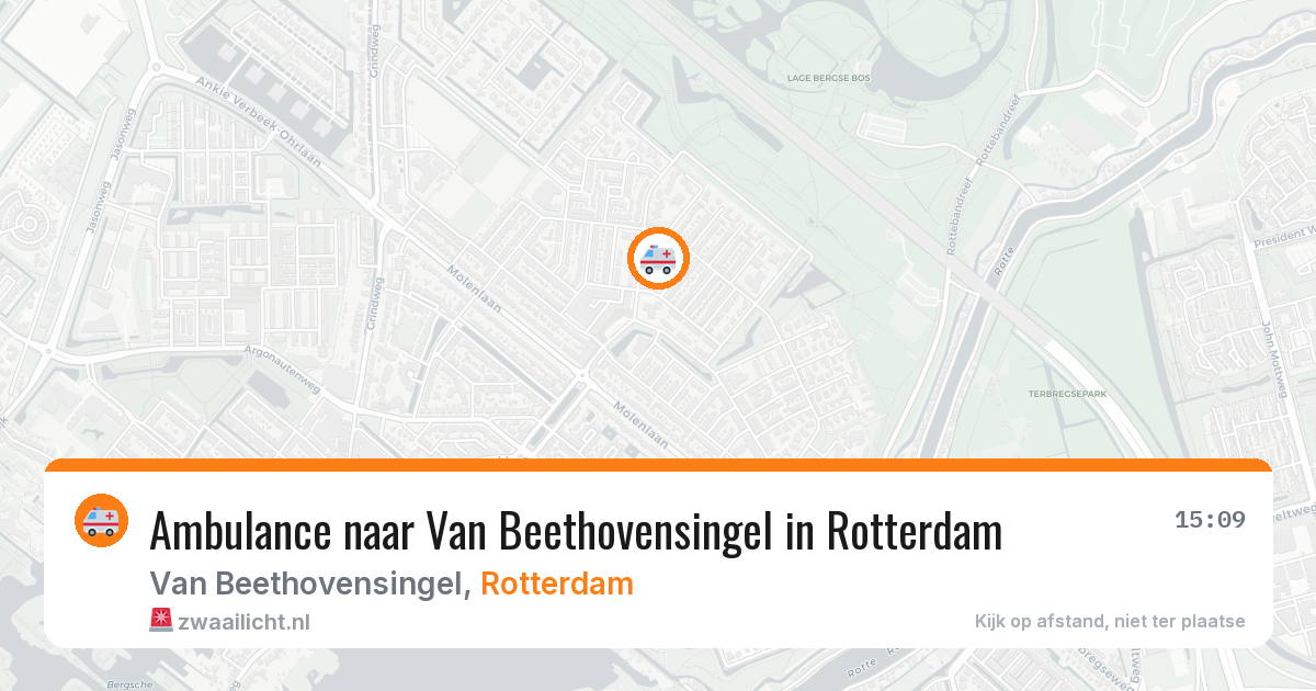 Ambulance naar Van Beethovensingel in Rotterdam — 11 aug 2026
