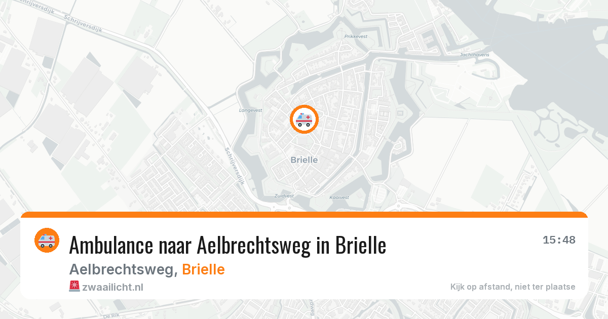 Ambulance naar Aelbrechtsweg in Brielle — 1 aug 2026