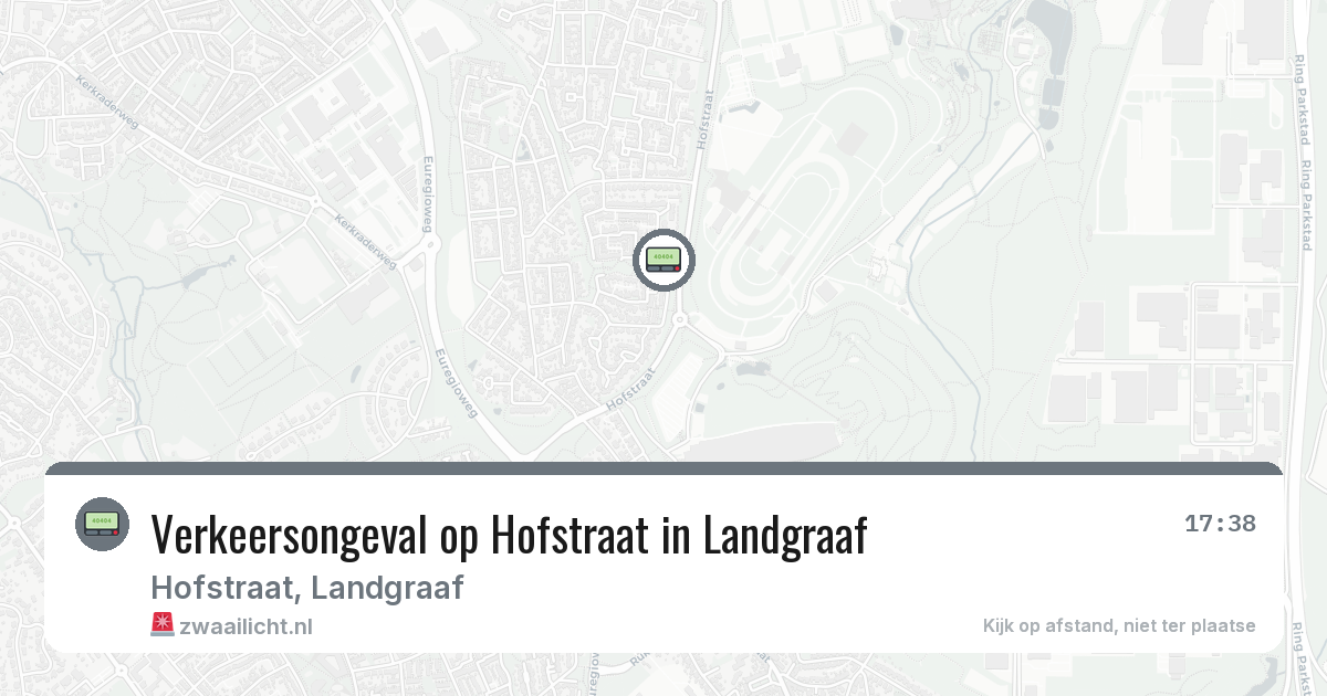 Verkeersongeval op Hofstraat in Landgraaf — 14 mrt 2026