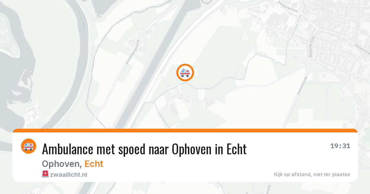 Ambulance met spoed naar Ophoven in Echt — 26 jun 2026