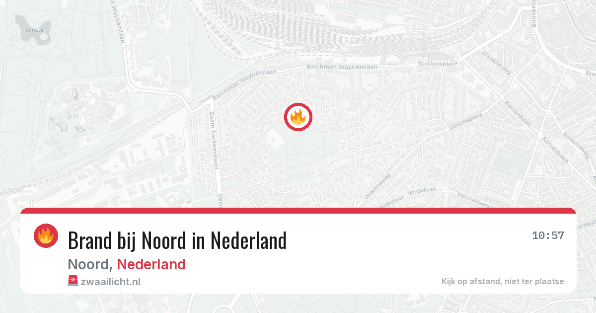 Brand bij Noord in Nederland — 1 apr 2026