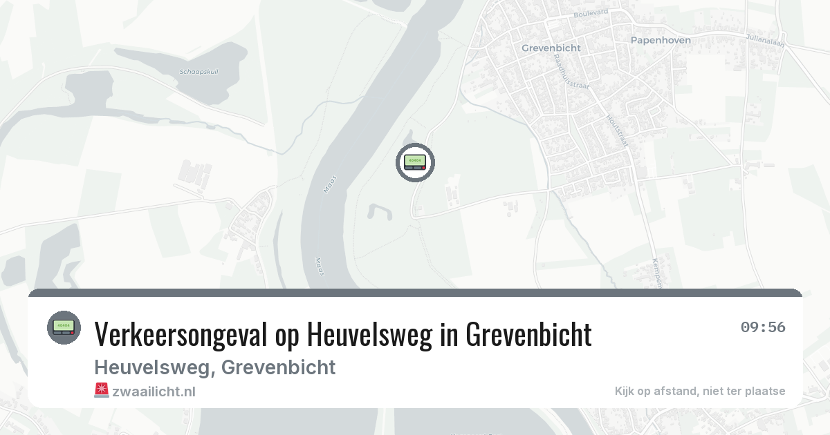 Verkeersongeval op Heuvelsweg in Grevenbicht — 23 mei 2026