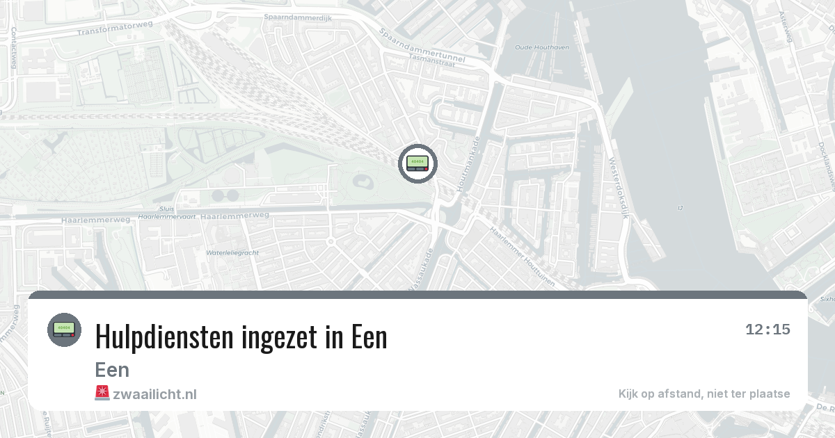 Hulpdiensten ingezet in Een — 3 aug 2026 | 🚨 Zwaailicht.nl