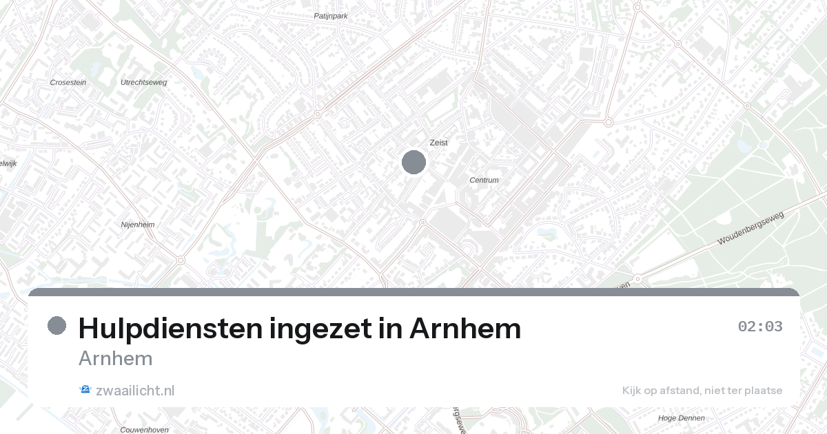 Hulpdiensten ingezet in Arnhem — 7 feb 2026 | 🚨 Zwaailicht.nl