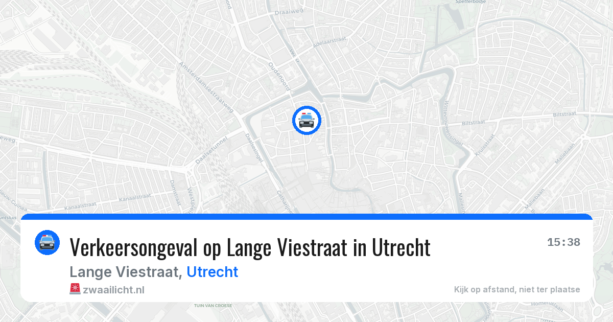 Verkeersongeval op Lange Viestraat in Utrecht — 21 mei 2026
