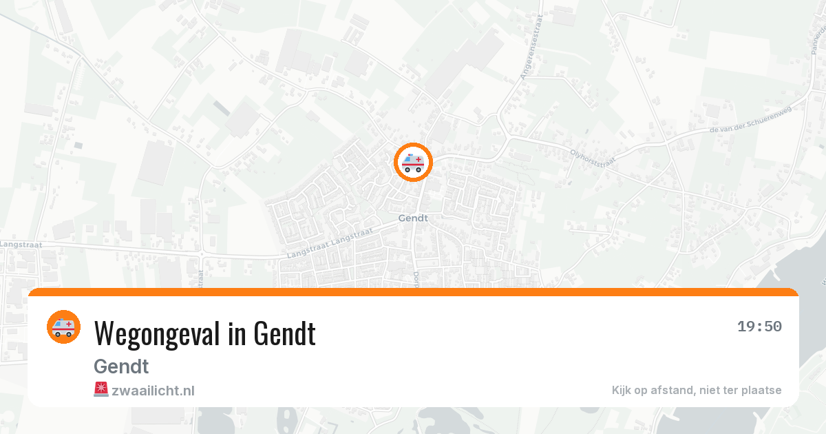 Wegongeval in Gendt — 13 jun 2026