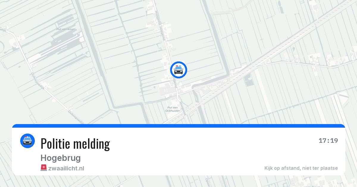 Politie melding — 24 mei 2026