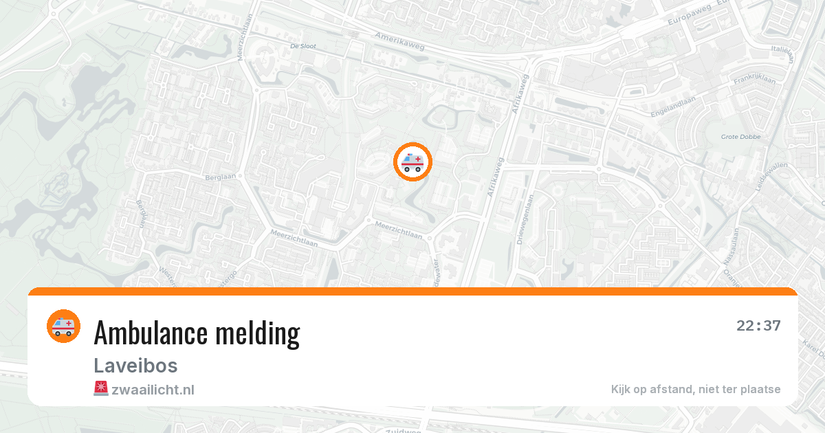 Ambulance melding — 29 jan 2026