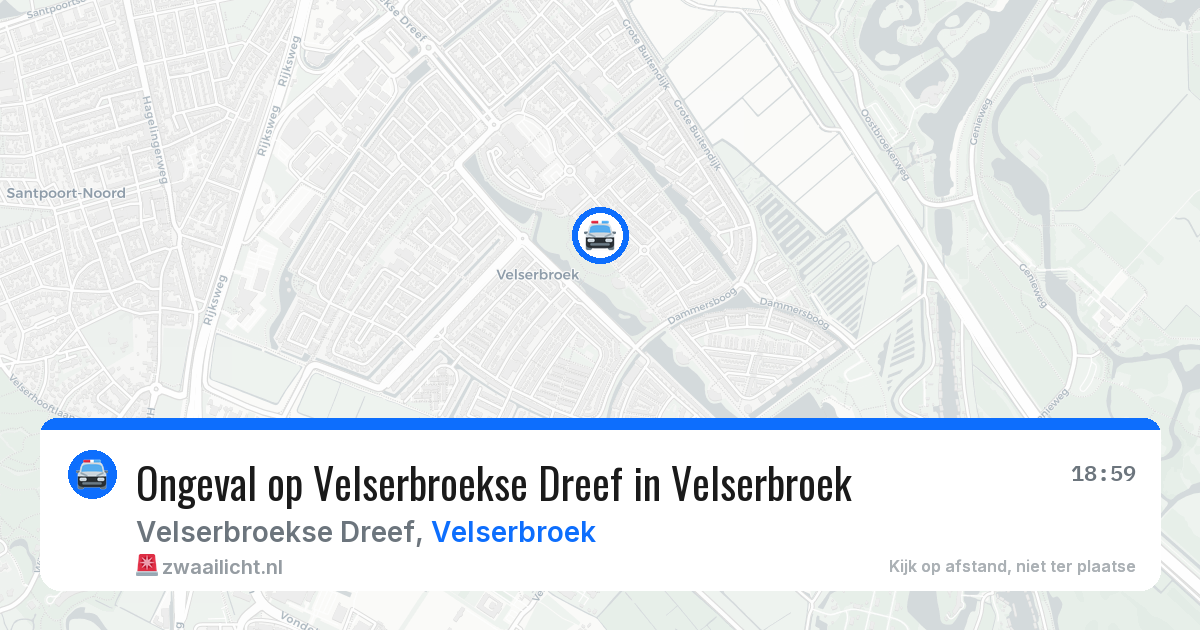 Ongeval op Velserbroekse Dreef in Velserbroek — 6 jun 2026