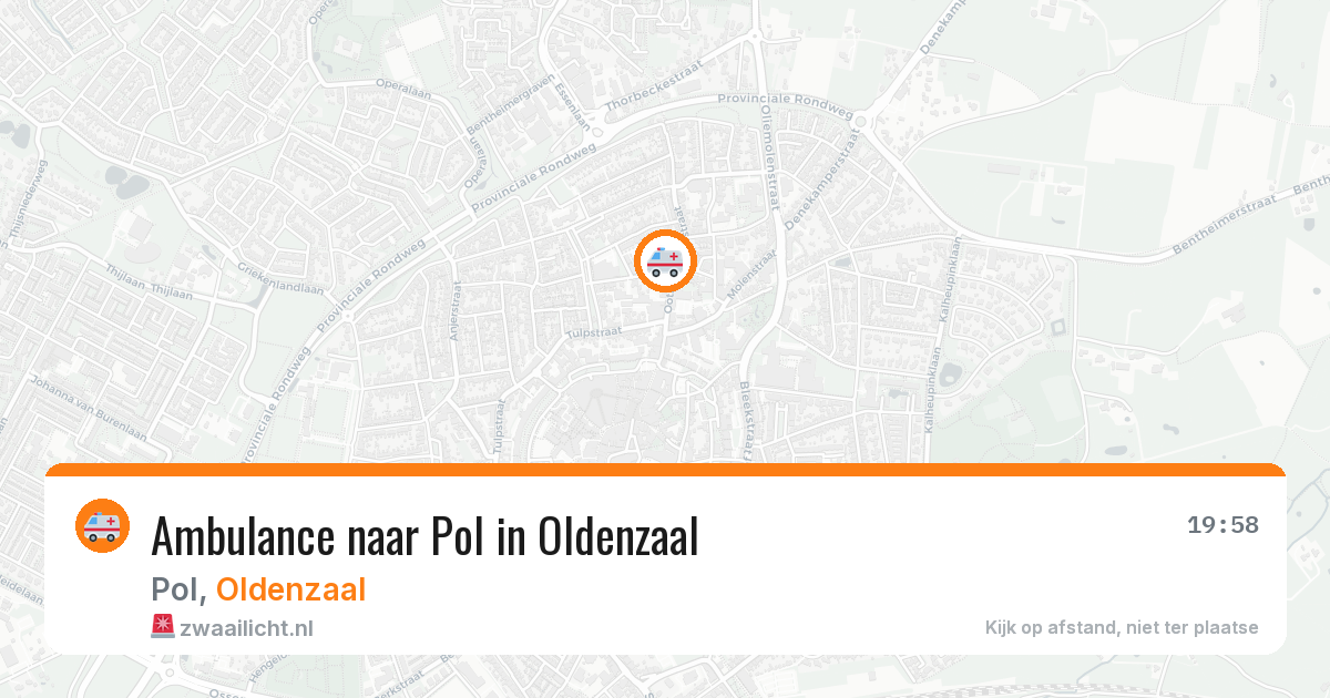 Ambulance naar Pol in Oldenzaal — 23 jun 2026