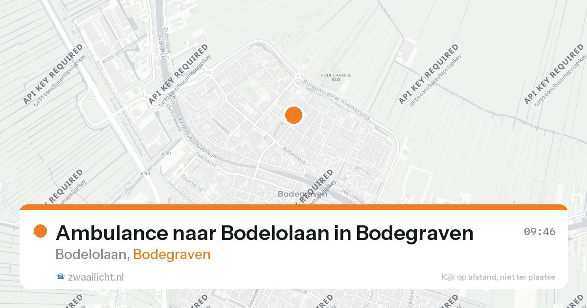 Ambulance naar Bodelolaan in Bodegraven — 5 jul 2026