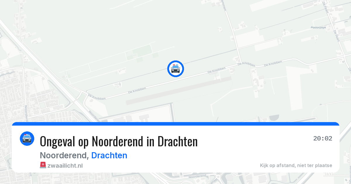 Ongeval op Noorderend in Drachten — 2 jun 2026