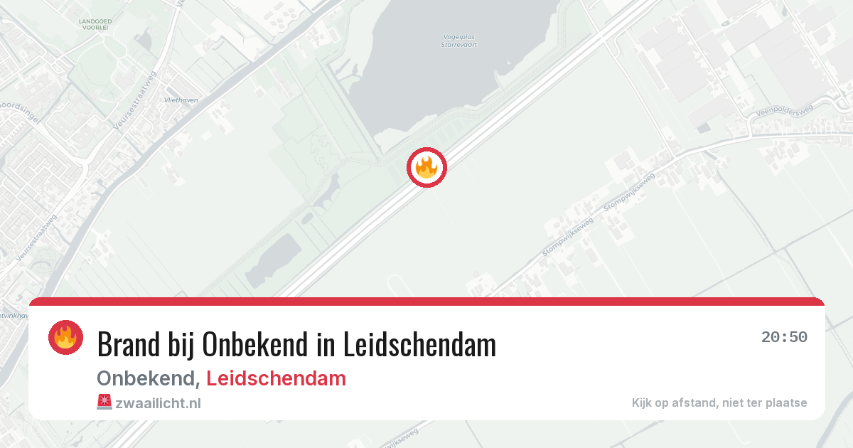 Brand bij Onbekend in Leidschendam — 25 jun 2026