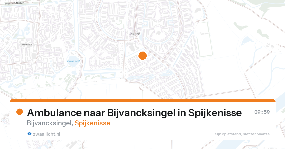 Ambulance naar Bijvancksingel in Spijkenisse — 27 aug 2026