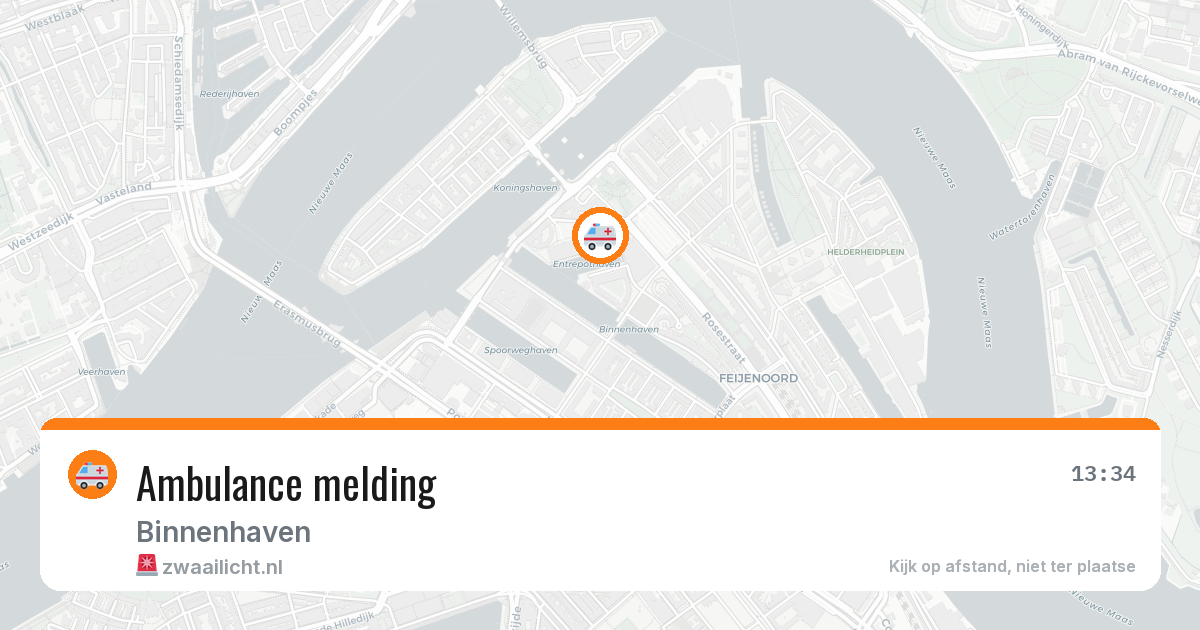 Ambulance melding — 25 apr 2026