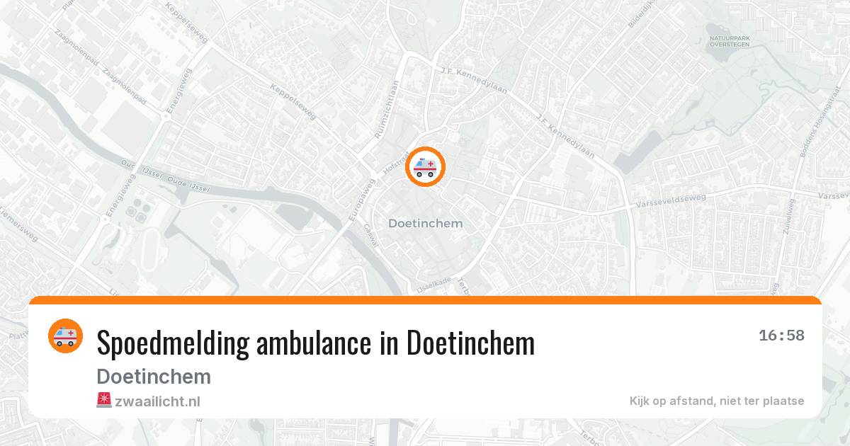 Spoedmelding ambulance in Doetinchem — 8 feb 2026