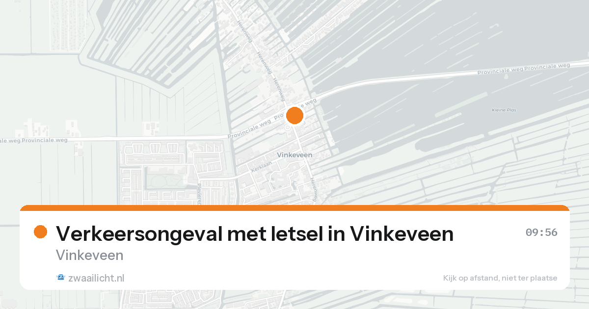 Verkeersongeval met letsel in Vinkeveen — 7 feb 2026